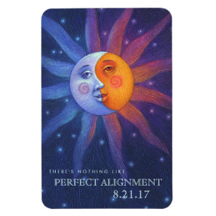 Magnet Flexible Sun et lune éclipsent l'alignement parfait 4 x 6