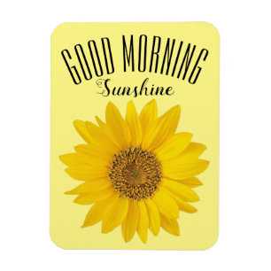 Magnet Flexible Sunflower Good Morning Sunshine