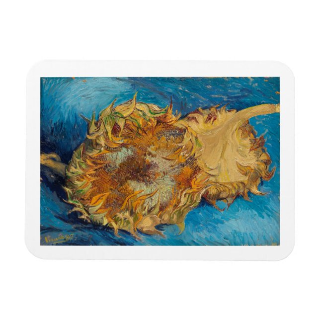 MAGNET FLEXIBLE "SUNFLOWERS 1887" PAR VINCENT VAN GOGH (Horizontal)