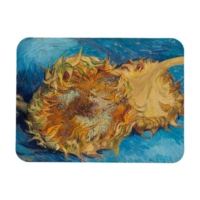 MAGNET FLEXIBLE "SUNFLOWERS 1887" PAR VINCENT VAN GOGH (Horizontal)
