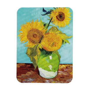 Magnet Flexible Sunflowers Vincent van Gogh