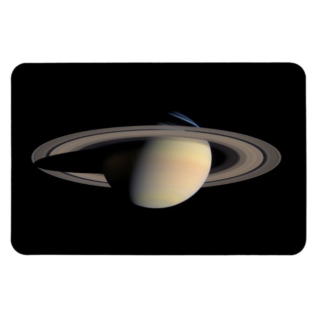 Magnet Flexible Sunlit Saturn Gas géant Planet par Cassini (Horizontal)