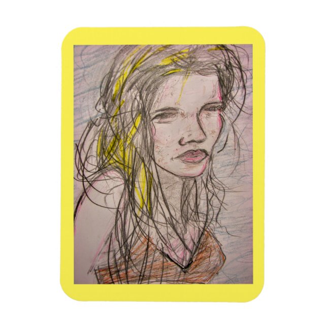 Magnet Flexible Sunny Beach Girl (Vertical)