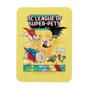 Magnet Flexible Super-Pets: We're A Pack, We Stick Together!
