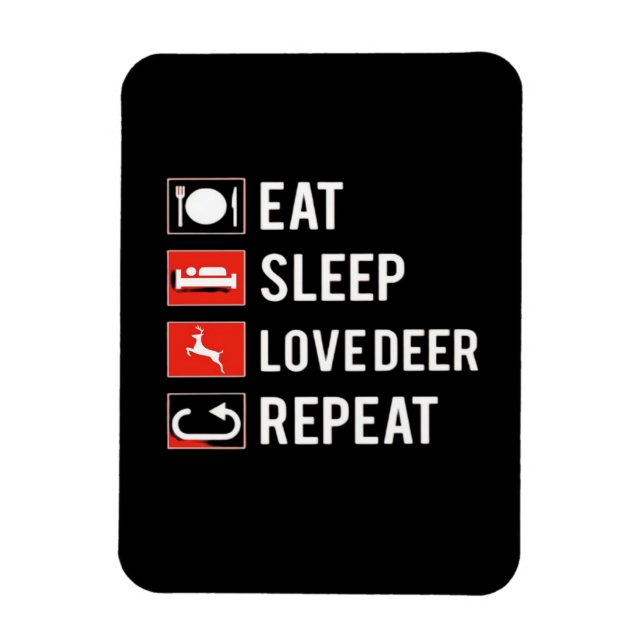 Magnet Flexible Superbe conception moderne pour amoureux de cerfs  (Vertical)