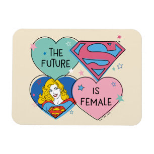 Magnet Flexible Supergirl Out of This World Retro Graphic