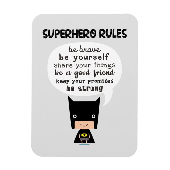 Magnet Flexible Superhero Rules (Vertical)