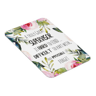 Magnet Flexible Superviseur Appréciation Merci Citation Boss