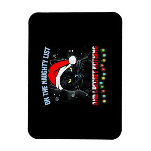Magnet Flexible Sur la liste vilain et je ne regrette rien Chat Ch