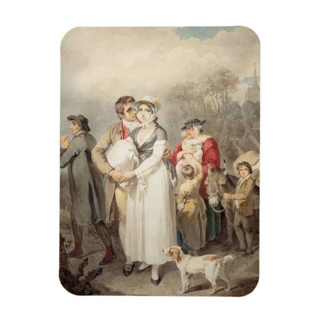 Magnet Flexible Sur la route, 1799 (avec des traces de crayon sur  (Vertical)