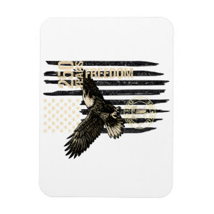 Magnet Flexible Sur le dos aigle et drapeau 250 ans 1776-2026 250e