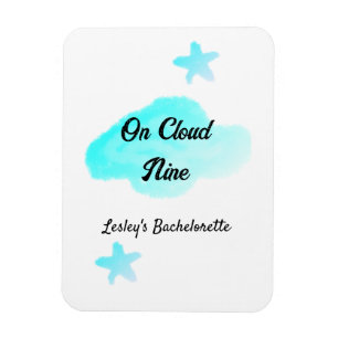 Magnet Flexible Sur un nuage pastel bleu étoiles enterrement de vi