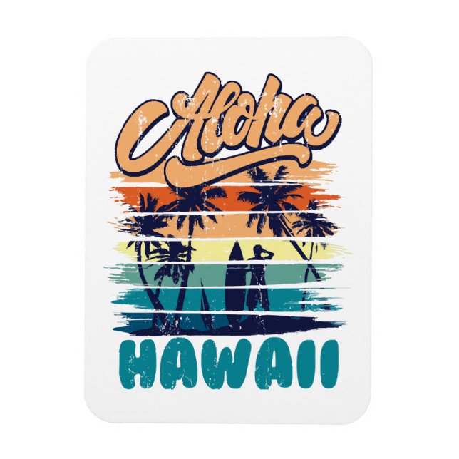 Magnet Flexible Surf - Aloha Hawaï (Vertical)