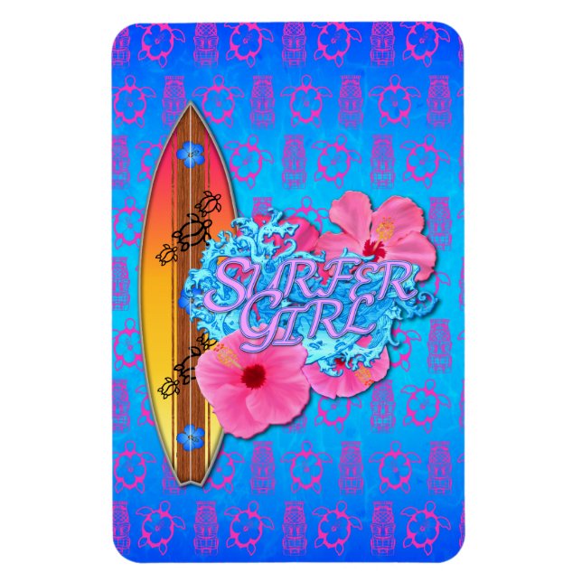Magnet Flexible Surfer Girl (Vertical)