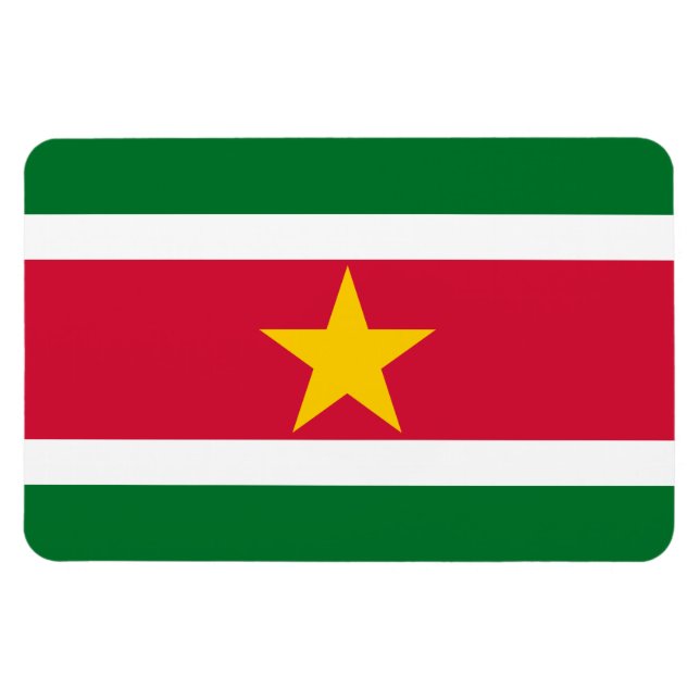 Magnet Flexible Suriname Flag (Horizontal)