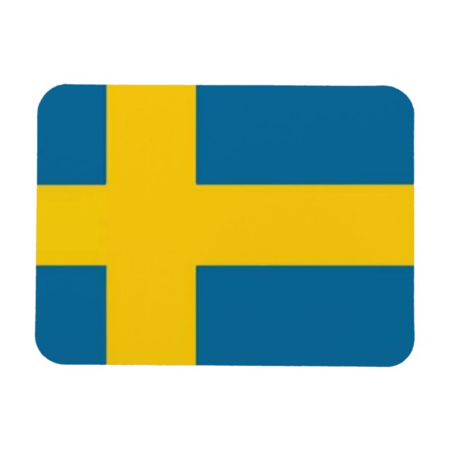 Magnet Flexible Svenska flaggan (Horizontal)