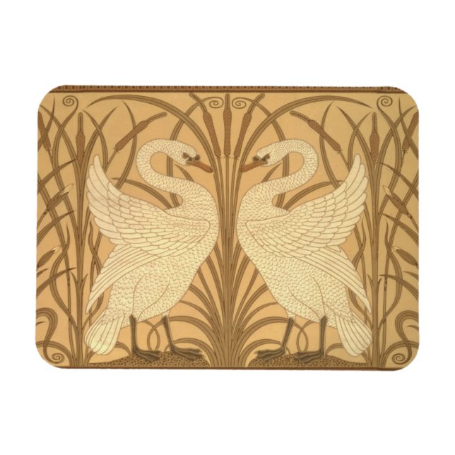 Magnet Flexible Swan wallpaper design (Horizontal)
