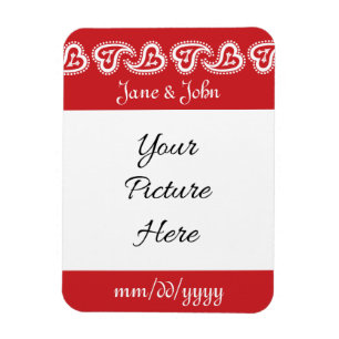 Magnet Flexible Sweet Paisley Coeurs dans l'aimant de rappel de ce