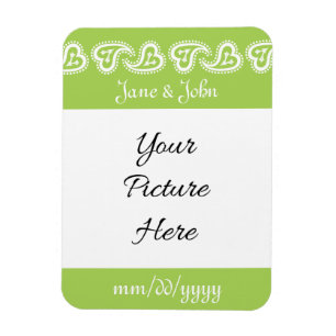 Magnet Flexible Sweet Paisley Hearts dans Peridot rappel de l'aima