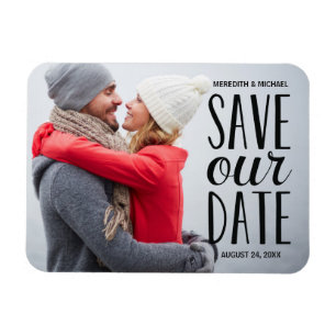 Magnet Flexible Sweet Whimsy Photo Enregistrer la date