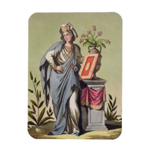Magnet Flexible Sybil de Cumae, no. 16 "de Rome antique", engrav