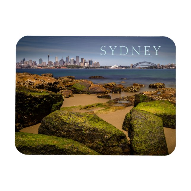 Magnet Flexible Sydney Australia Skyline, de Bradleys Head (Horizontal)