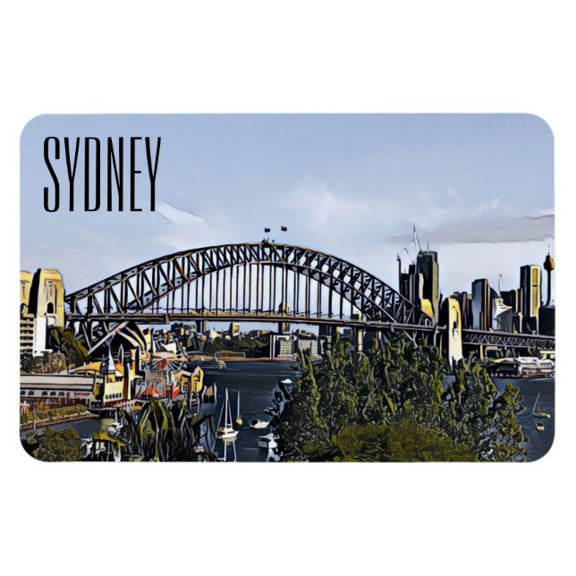 Magnet Flexible sydney love (Horizontal)