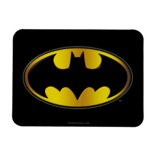 Magnet Flexible Symbole Batman Logo de dégradé ovale