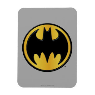 Magnet Flexible Symbole Batman   Logo rond classique