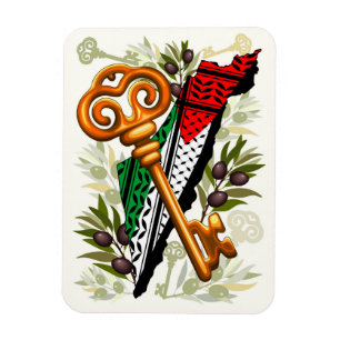 Magnet Flexible Symbole clé palestinien du droit au retour