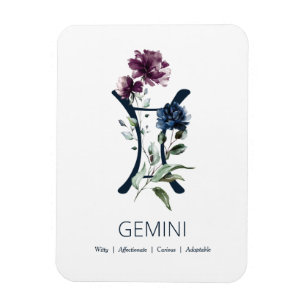 Magnet Flexible Symbole de Gemini Zodiac