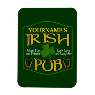 Magnet Flexible Symbole de pub irlandais personnalisé