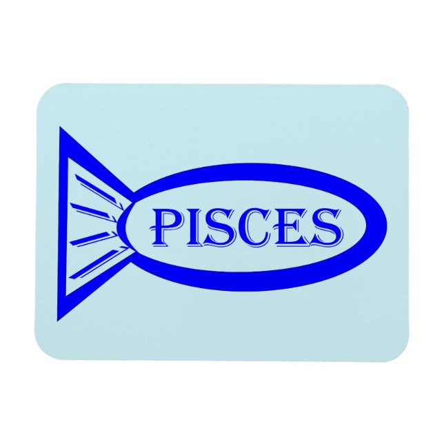 Magnet Flexible Symbole étoile Poisson magnétique (Horizontal)