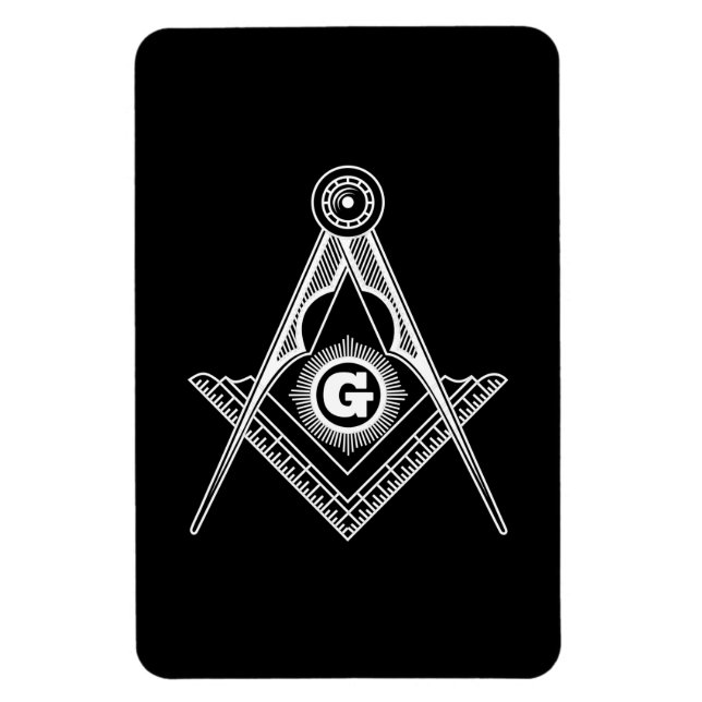 Magnet Flexible Symbole franc-maçonnerie (Vertical)
