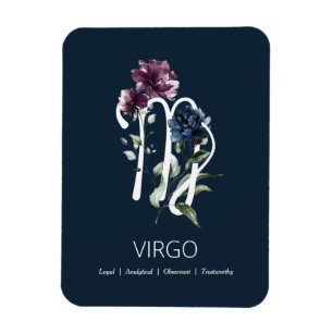 Magnet Flexible Symbole Virgo Zodiac