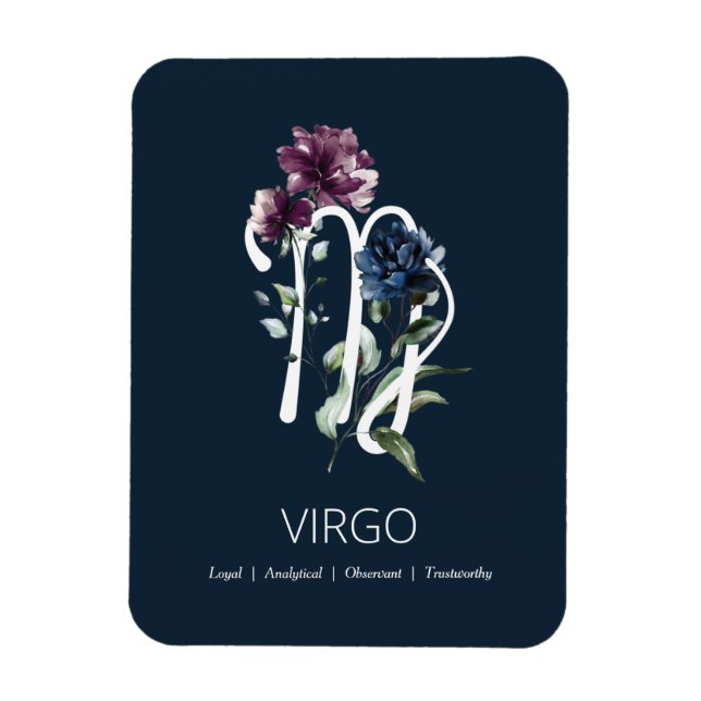 Magnet Flexible Symbole Virgo Zodiac (Vertical)