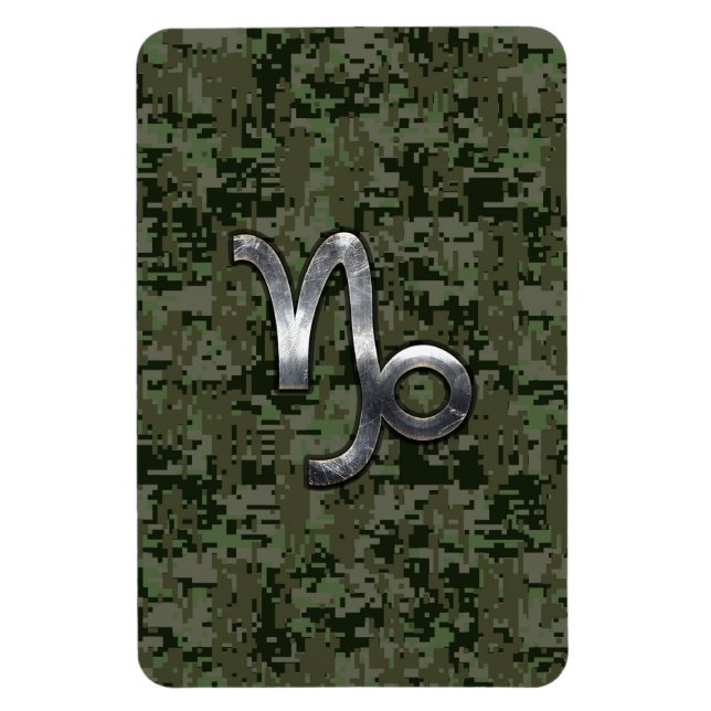 Magnet Flexible SYMBOLE Zodiaque Capricorne Camouflage numérique v (Vertical)
