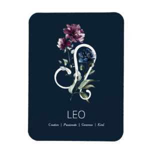 Magnet Flexible SYMBOLE Zodiaque Floral Moderne