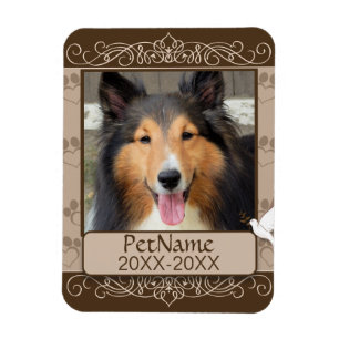 Magnet Flexible Sympathie personnalisée pour animal de compagnie B