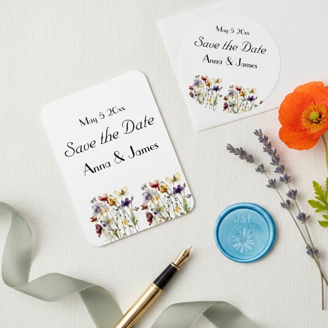 Magnet Flexible Symphonie fleur sauvage : L'art de l'aquarelle (Créateur téléchargé)