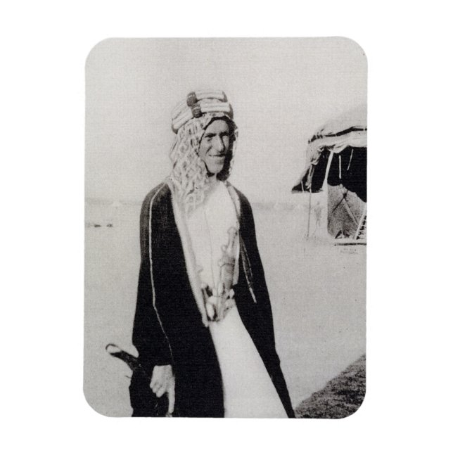 Magnet Flexible T. E. Lawrence en tenue arabe (photo : (Vertical)