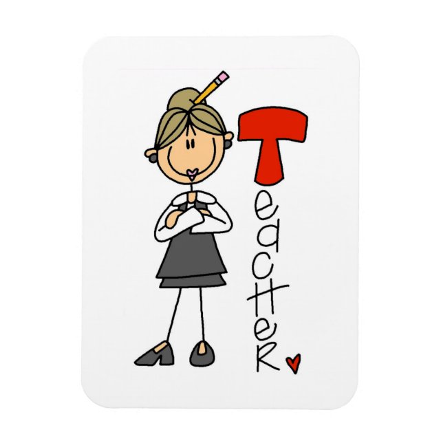 Magnet Flexible T est pour Enseignant (Vertical)