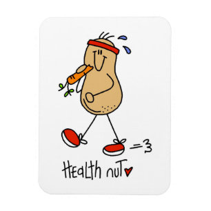 Magnet Flexible T-shirts et cadeaux de la noix de la santé
