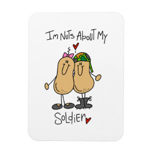 Magnet Flexible T-shirts et Cadeaux Fous de Mon Soldat