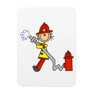 Magnet Flexible T-shirts et cadeaux pour femmes pompiers avec tuya