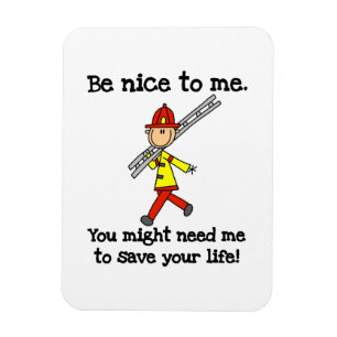 Magnet Flexible T-shirts et Cadeaux pour Pompiers Sauvez Votre Vie