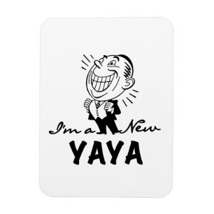 Magnet Flexible T-shirts et cadeaux Yaya Yaya souriants