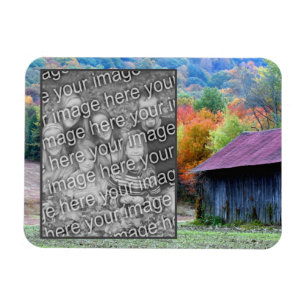 Magnet Flexible Tabac Grange Automne Ajouter Votre Photo