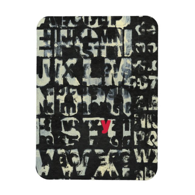 Magnet Flexible Tableau alphabétique de Norman Wyatt (Vertical)