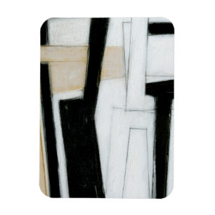 Magnet Flexible Tableau noir et blanc Abstrait